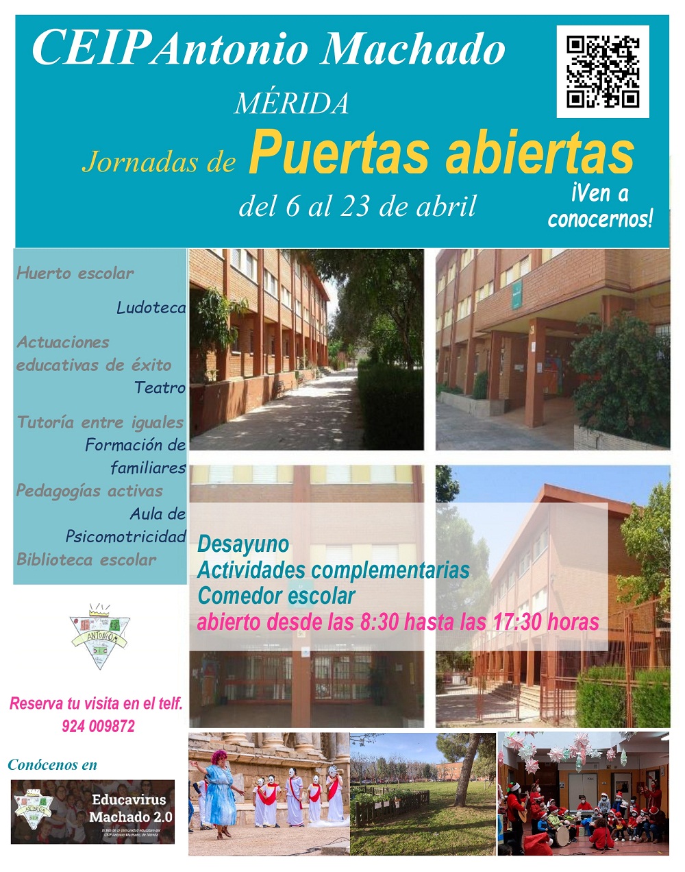 CEIP Antonio Machado Escolarización 2021